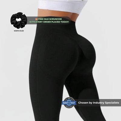 FLEXFORM™ Seamless Leggings - Musta V1