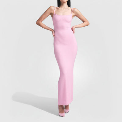 Sculpting Maxi Dress - Pinkki