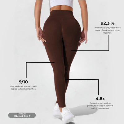 FLEXFORM™ Seamless Leggings - Mokka V1