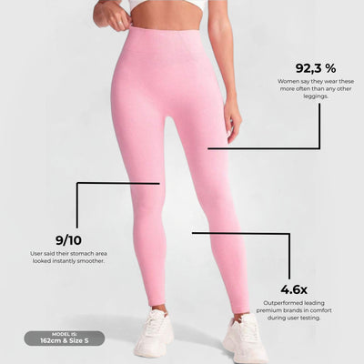 FLEXFORM™ Seamless Leggings - Pinkki V1