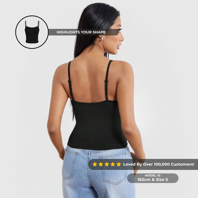 Essential Cami Top – Musta