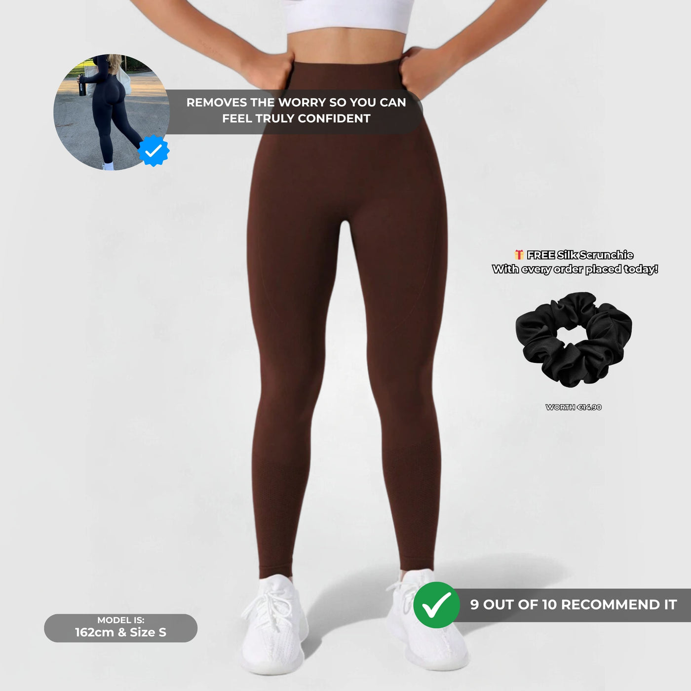 FLEXFORM™ Seamless Leggings - Mokka V1