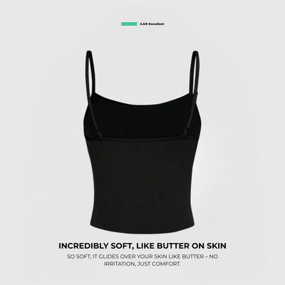 Essential Cami Top – Musta