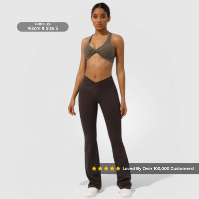 Everyday Flare Pants - Mokka