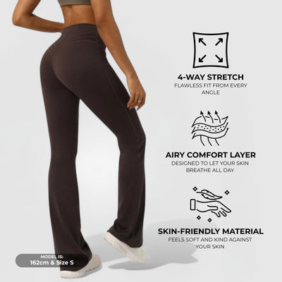 Everyday Flare Pants - Mokka